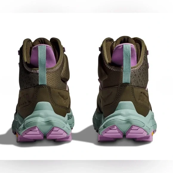 Hoka 🔥 Anacapa Breeze Mid Olive Green Hiking Boots 1134506 DOAG Size 7 7.5 8 - Picture 3 of 8